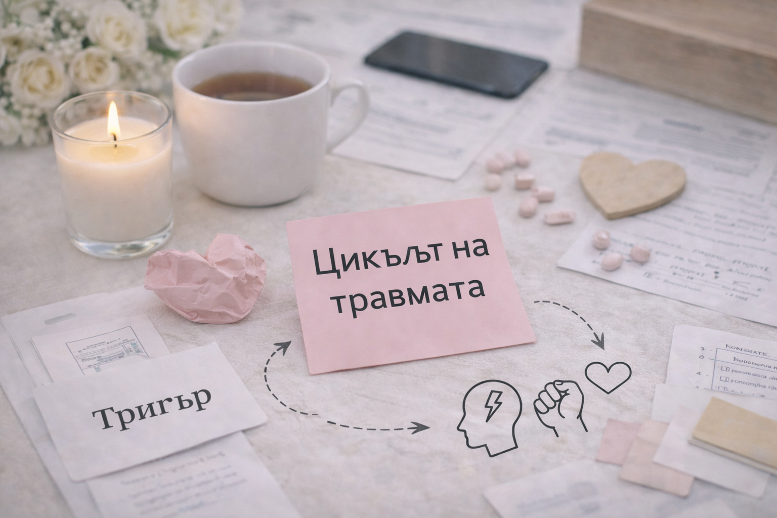 Цикълът на травмата – механика на реакциите и прекъсване на автоматиката